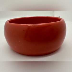 Large dusty rose colored acrylic bangle bracelet